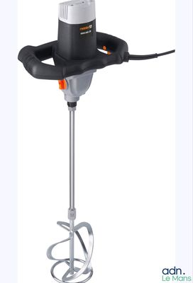 an image of a black and white photo of a hand held electric drill