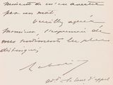 a black and white photo of a handwritten letter on a piece of paper