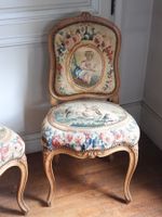 PAIRE DE CHAISES en hêtre mouluré et sculpté de fleurettes à… (photo 3)