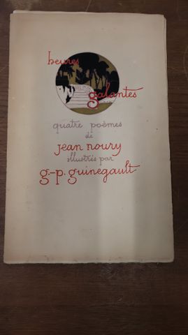 « Heures galantes » quatre poèmes de Jean Noury illustrés par G.P...