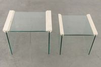 Ensemble de deux tables gigognes ou d'appoint, dans le style… (photo 5)