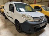 a white van that is parked in a garage