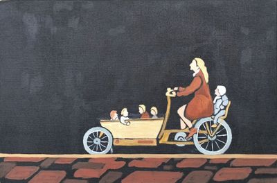 Amélie ROMET. L'avenir, 2024. Acrylique sur toile signée en …