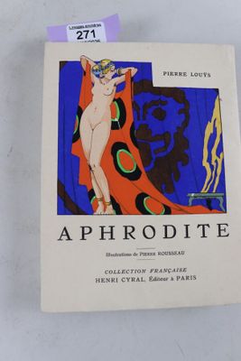 une image représentant un livre sur lequel figure une femme en robe rouge