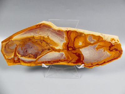 Minéraux de collection. Onyx, grande plaque finement polie s… - Photo 1