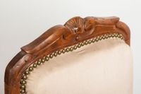 Paire de fauteuils d'enfant en bois naturel mouluré et sculp… (photo 4)