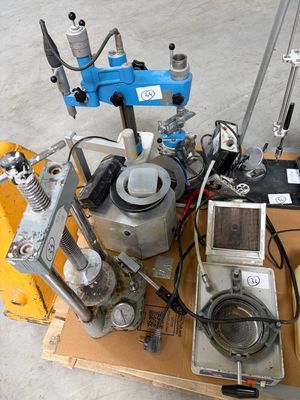 a machine that is sitting on top of a cardboard box