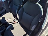 two seats in the back of a car that are empty