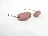 sunglasses on a white surface with a white background