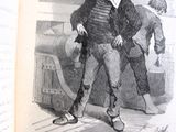 un vieux livre avec l'image d'un homme en tenue de marin