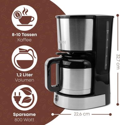 436 / Cafetière avec verseuse isotherme - Bomann® - po…