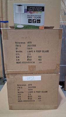 Lot de 16 lampes à poser solaires pour extérieur
