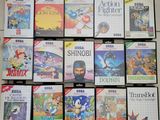 a lot of video games on display on the wall