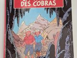 On voit ici la couverture du livre *La Vallée des cobras*