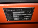 the label on the side of a machine reads, fenwick - linde