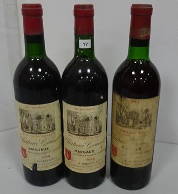 3 Bts Château Guinot. J. Labègue et Cie.