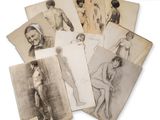 une image représentant plusieurs dessins d'un homme et d'une femme