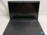 a black laptop computer sitting on top of a white surface
