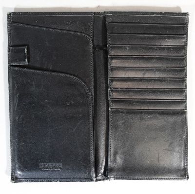 DIMEPRO Portefeuille en cuir noir