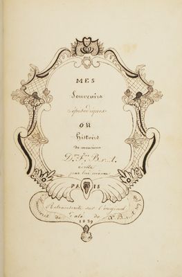an old book with a picture of a bird on it