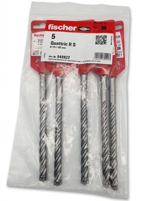 a set of four pieces of metal spiral cutters in plastic bags