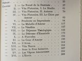 a table that has a list on it with numbers on it