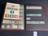 a book with a lot of stamps on it