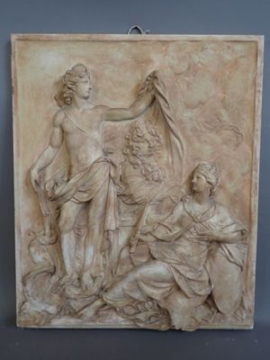 an image of a sculpture of a woman and a man