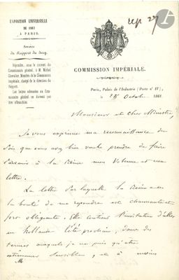 une photo en noir et blanc d'un document comportant des inscriptions