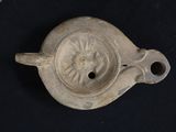 a small piece of pottery that is on a table