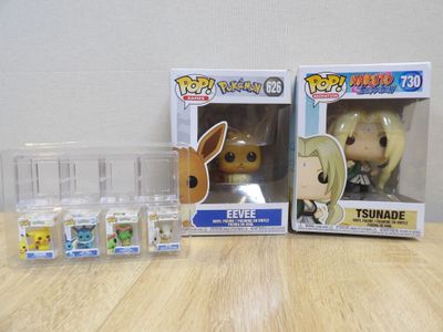 POP! 6 PCS 730 Naruto Shippuden - 626 Pokémon EEVEE - 4 peti…