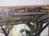 a picture of a painting on the wall of a room