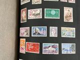 a book with a picture of stamps on it