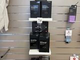 many boxes on the shelves in the store