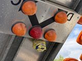 an image of a close up of a traffic light on a truck