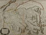 an old map of the country of england with a map of the country of england