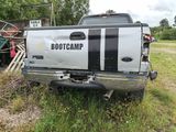 a truck that is parked on the side of the road