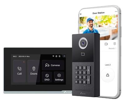 NIVIAN Interphone vidéo Intelligent WiFi Full HD pour extéri…