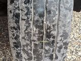 a tire that has been left on the ground