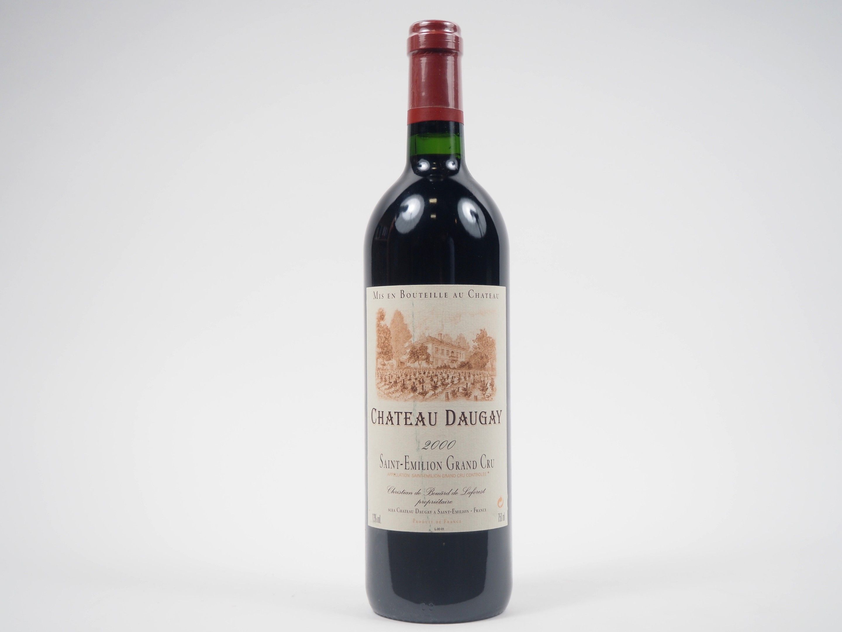 1 BOUTEILLE CHÂTEAU DAUGAY GC ST ÉMILION - 2000