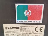 a sticker on the back of a car that says made in portugal