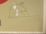 a picture of a drawing of a flower on a piece of paper