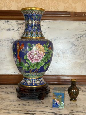 Émaux cloisonnés de la Chine