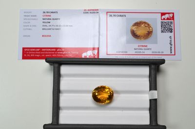 an image of a picture of a yellow diamond in a display case