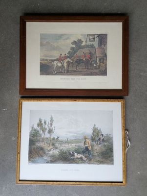 Réunion de deux gravures de - F. GRENIER gravé par Godard. C…