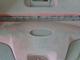 a close up of a toilet in a public restroom