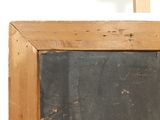 a picture of a blackboard with a wooden frame on it