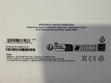a white box with a black and white label on it