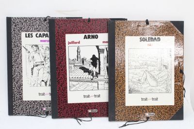 Collection TRAIT pour TRAIT format 30 par 40 cm. Dos toilé n…