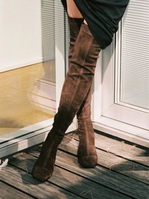 NOMASEI - Taille 40 - WHISPER - Cuissardes - Camoscio Brun -…
